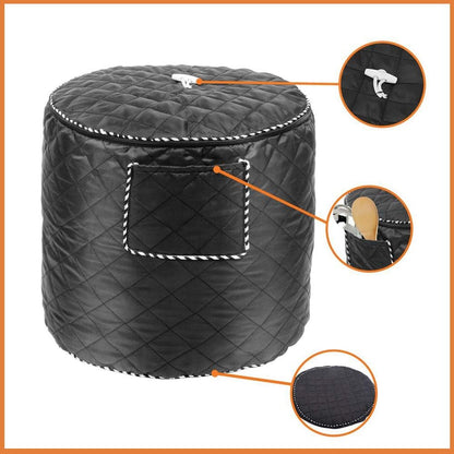 Air Fryer Cover for 6 Quart Instant Pot and Electric Pressure Cooker with Pocket, Dust-Proof Cover, Black
