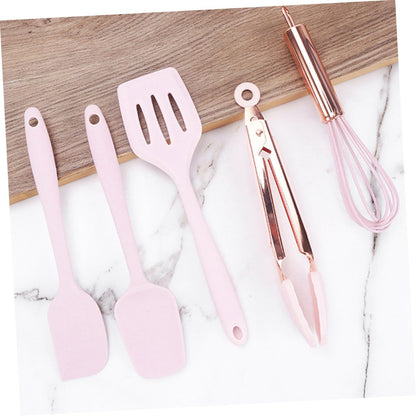 Children's Baking Tools, Kids Silicone Baking Tool, Kids Spatulas, Pastry Scraper, Non-stick Cutlery Set