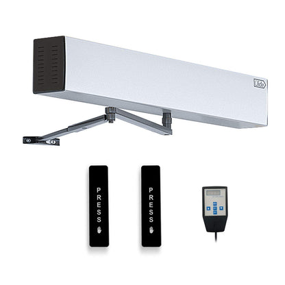 Olideauto Automatic Swing Door Opener with Wireless Push Button and NC Fail Secure Electric Strike