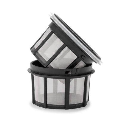 ESPRO P7 18 oz Brushed Stainless Steel French Press and 32 oz Replacement Micro-Filter