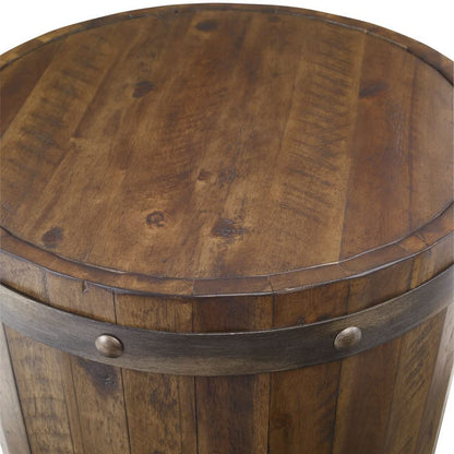 Uttermost Ceylon - 24 inch Wine Barrel Accent Table