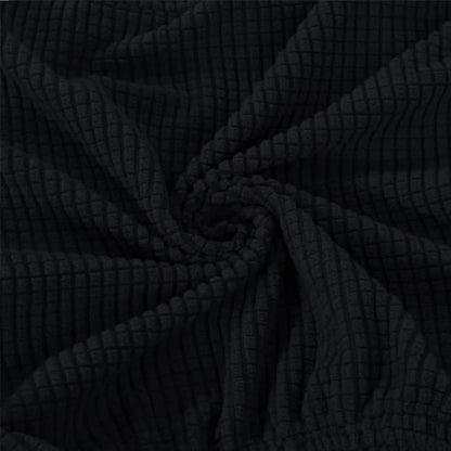Stretchable Office Chair Cover, Computer Chair Slipcover for Desk Chairs, Machine Washable Spandex, Black
