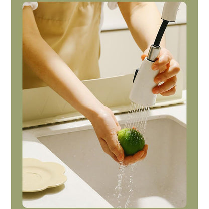 19.6in Silicone Sink Splash Guard, 2025 New Silicone Sink Water Retaining Board for Kitchen, Portable Water Retaining Strip Reusable Water Splash Guard for Bathroom Countertop (Silicone, Green)