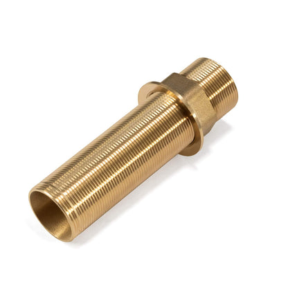 gotonovo Faucet Fittings Nipple Locknut Kit Extension Threaded Pipe Longer Mounting Shank Single Hole 4.7inch