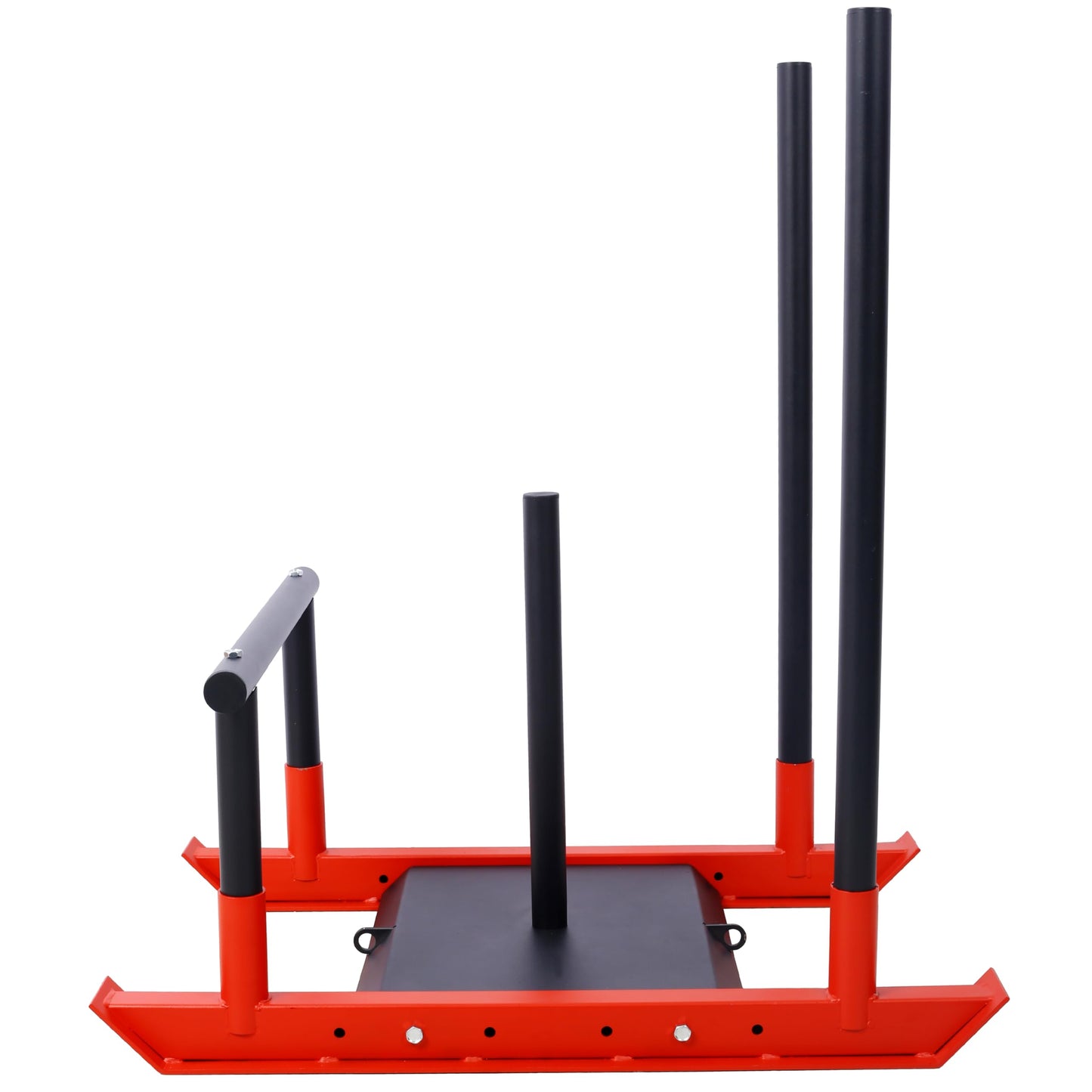 Gecheer Weight Sled for Strength Training Speed Training Explosive Power Muscle Building Push Pull Exercises Compatible with 1 Inch and 2 Inch Weight Plates