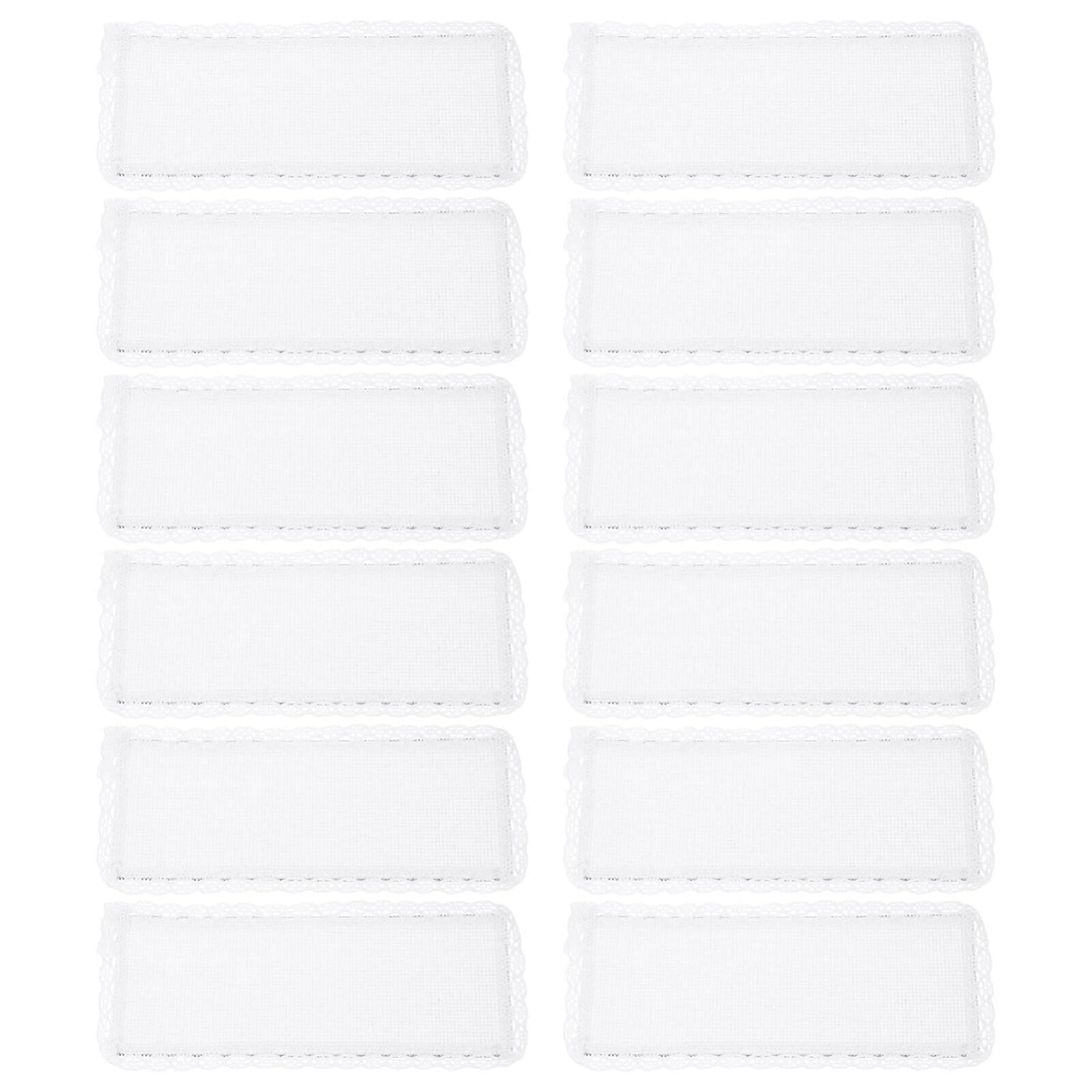 EXCEART Cross Stitch Bookmarks 10Pcs Blank Embroidery Bookmarks for DIY Sewing Crafts Lightweight Book Accessories for Students Readers