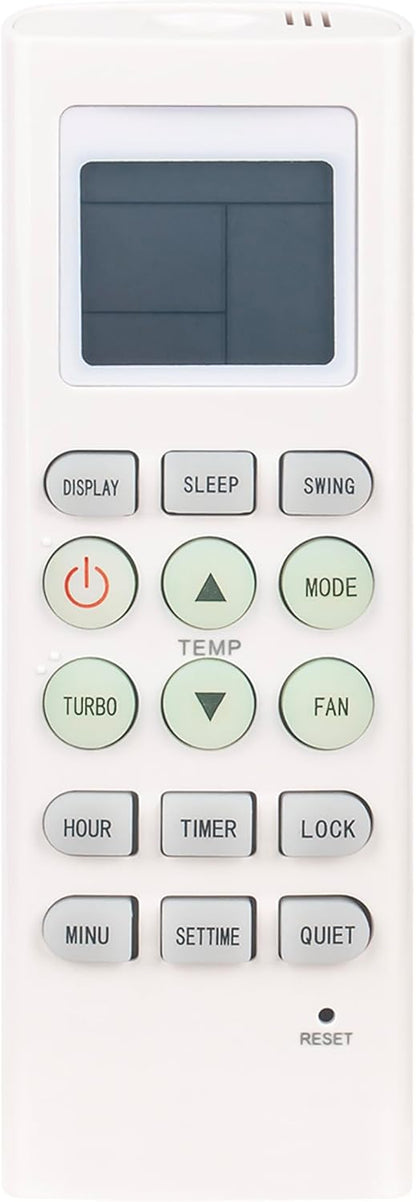 Replace AC Remote Control KKG9A-C1 KKG9B-C2 Compatible with Mirage/Agratto/Changhong Air Conditioner