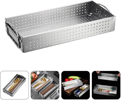 Hemoton Serving Utensils, Multi-function Cutlery Organizer for Home Accessory Storage Holder