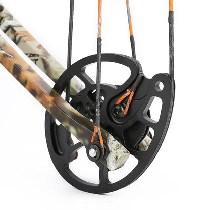 POEARCUS 0-70lb Draw Weight Adjustable Compound Bow Set 320 FPS IBO Archery Kit for Hunting & Target Practice
