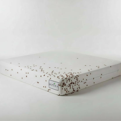 15 Hygea Natural Luxurious Mattress Cover - Water Resistant,Washable, Breathable and Stretchable up to in.- Zippered