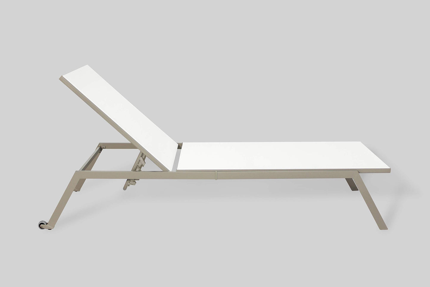 Ostrich Princeton 2 Pieces Patio Chaise Lounges,Facedown Tanning Chair, Patio Chairs, 5-Position Recliner Adjustable Sunbathing Lounge Chair for Patio, Yard,Pool, Tan & White