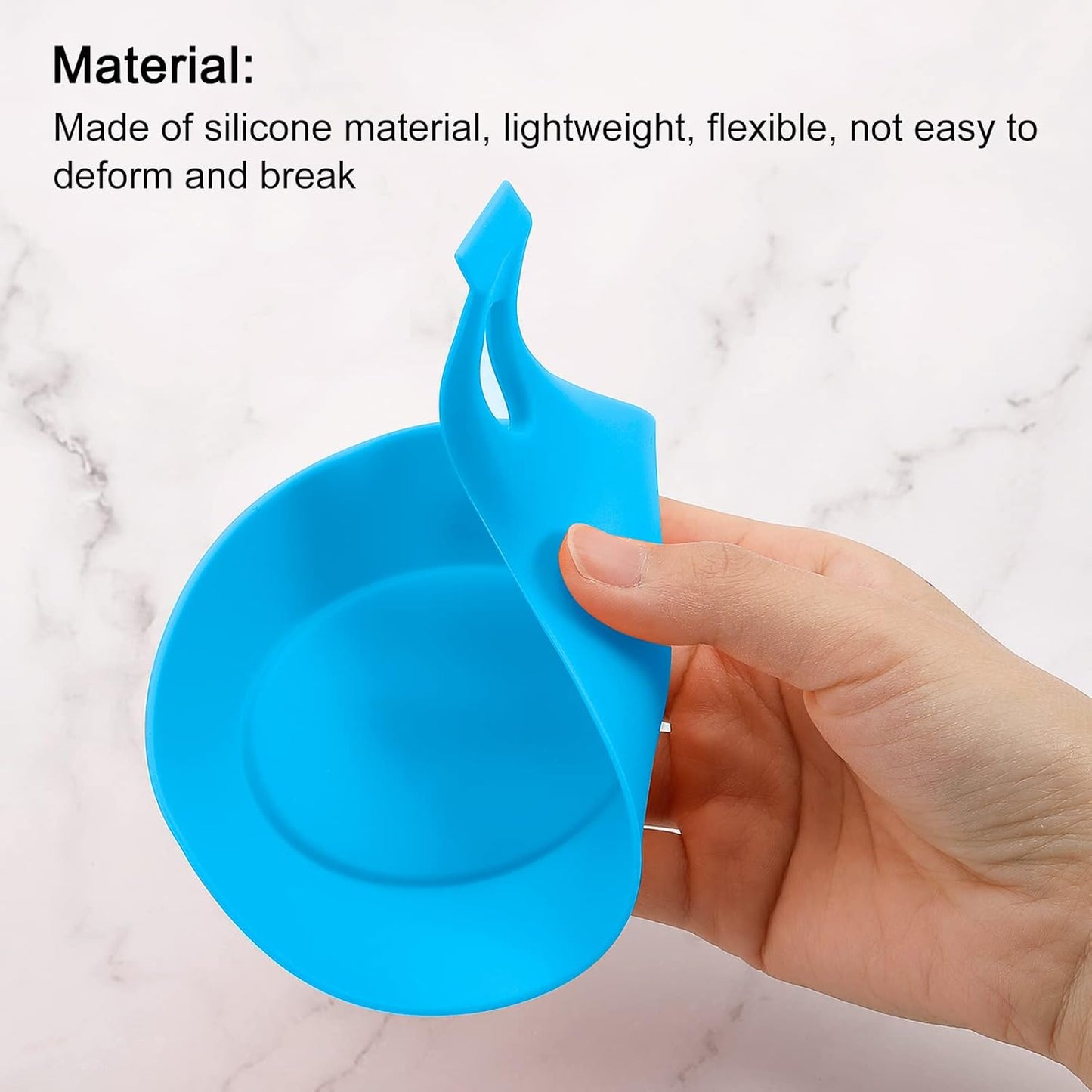 uxcell Silicone Spoon Rest, 7.68" x 3.74" Heat Resistant Utensil Holder for Spatula, Ladle, Counter, Stove Top,