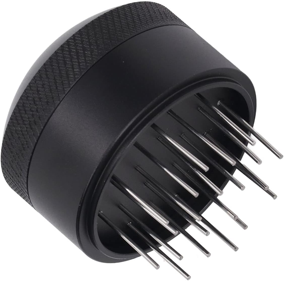 Coffee Needle Distributor, Rust Resistant Base Design Hand Needle Distributor for Home (51MM)