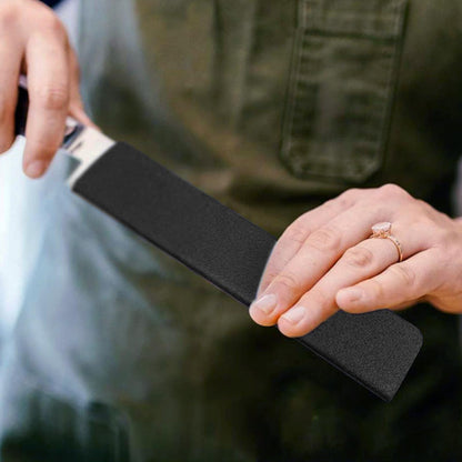 RISHTEN Knife Guard 8 Inch x 2 Inch 3 Pack Universal Waterproof Blade Edge Cover Knife Sleeves Protectors Guards for Kitchen Knives Extra Strength, Black