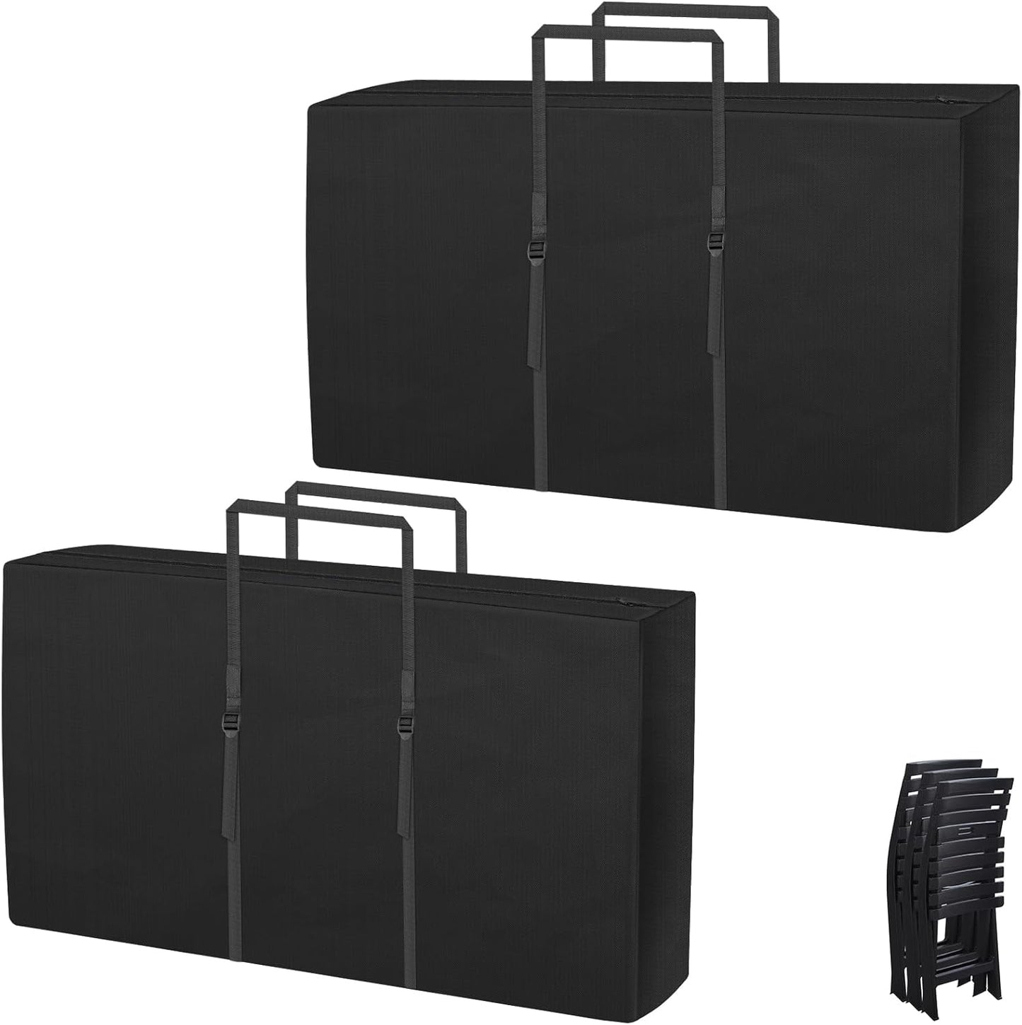 Huiyangteng 2 Pack -43" 11"W 29" Folding Chair Storage Bag,Beach Chair Bag,Chair Bags for Folding Chairs L x x H