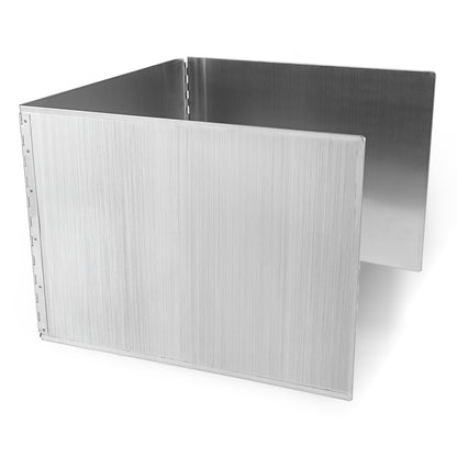3 Sided Oil Splatter Guard, Upgrade Stainless Steel Anti Splatter Shield for Stove Top Cooktop, Foldable Grease Splatter Screen Oil Barrier, 15.7" x 11.8" (H)