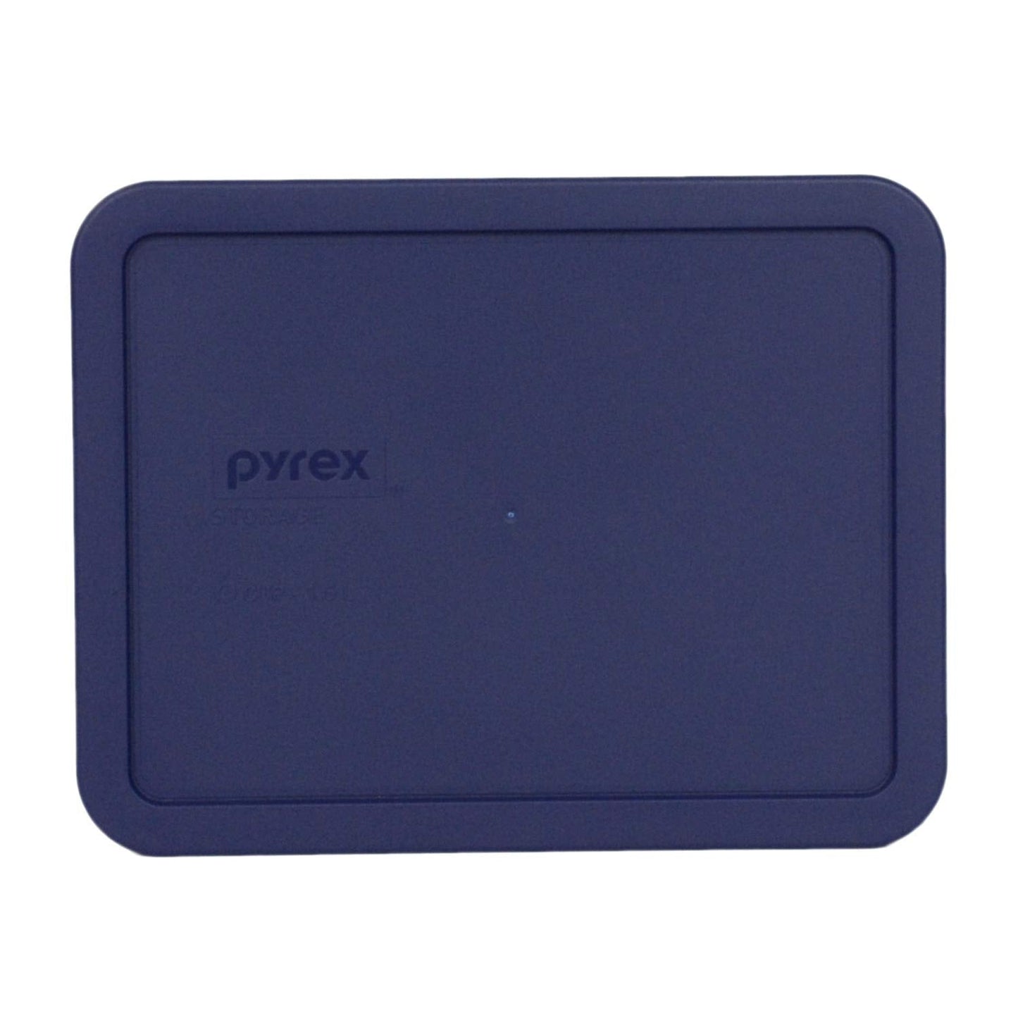 Pyrex 7211-PC 6-Cup Blue Food Storage Replacement Lids (3-Pack) - Made in USA