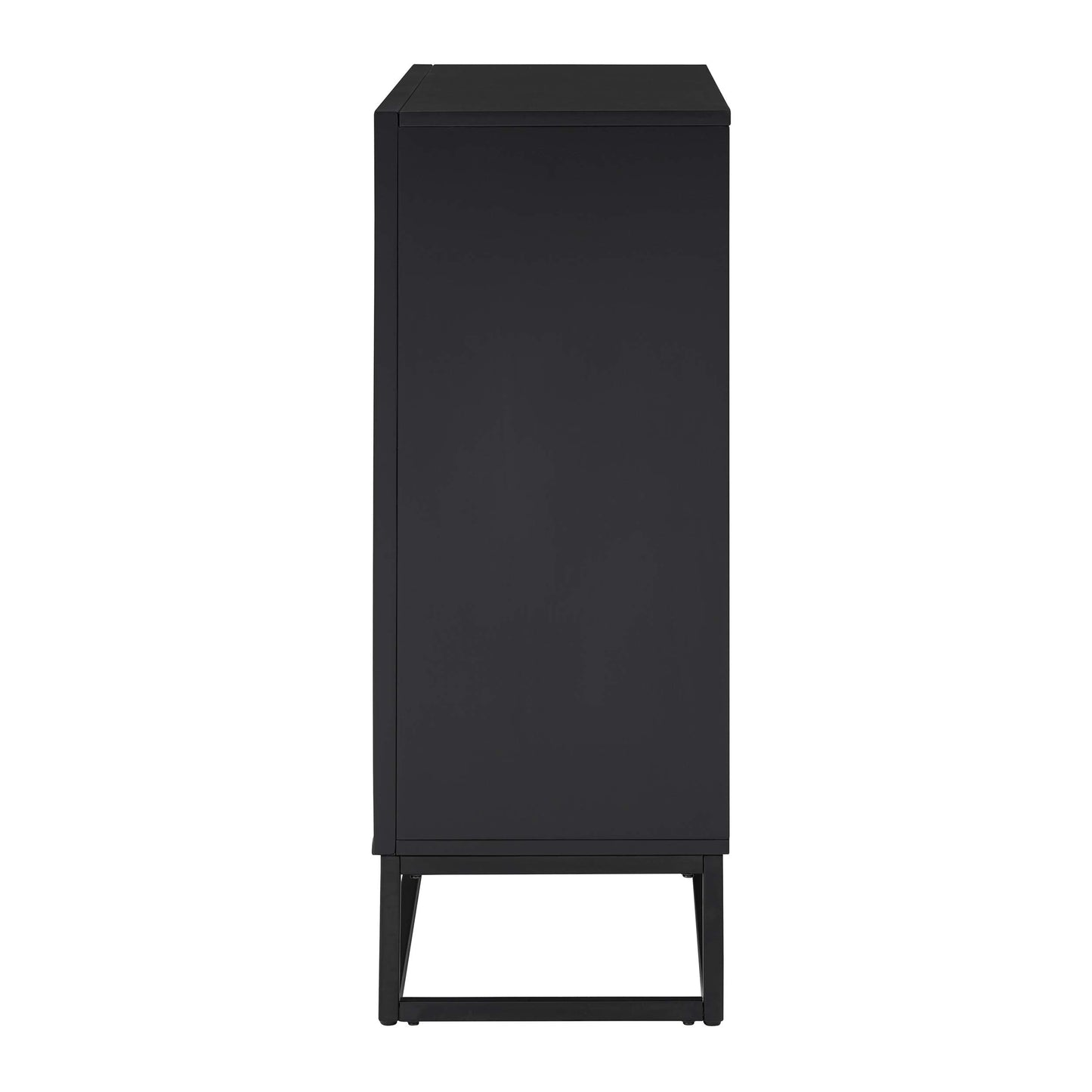SEI Furniture - Holly & Martin Frescan Color Changing Electric Fireplace - Transitional Design, Black Glass and Wood - Ideal for Living Room, Bedroom (FC1063059)