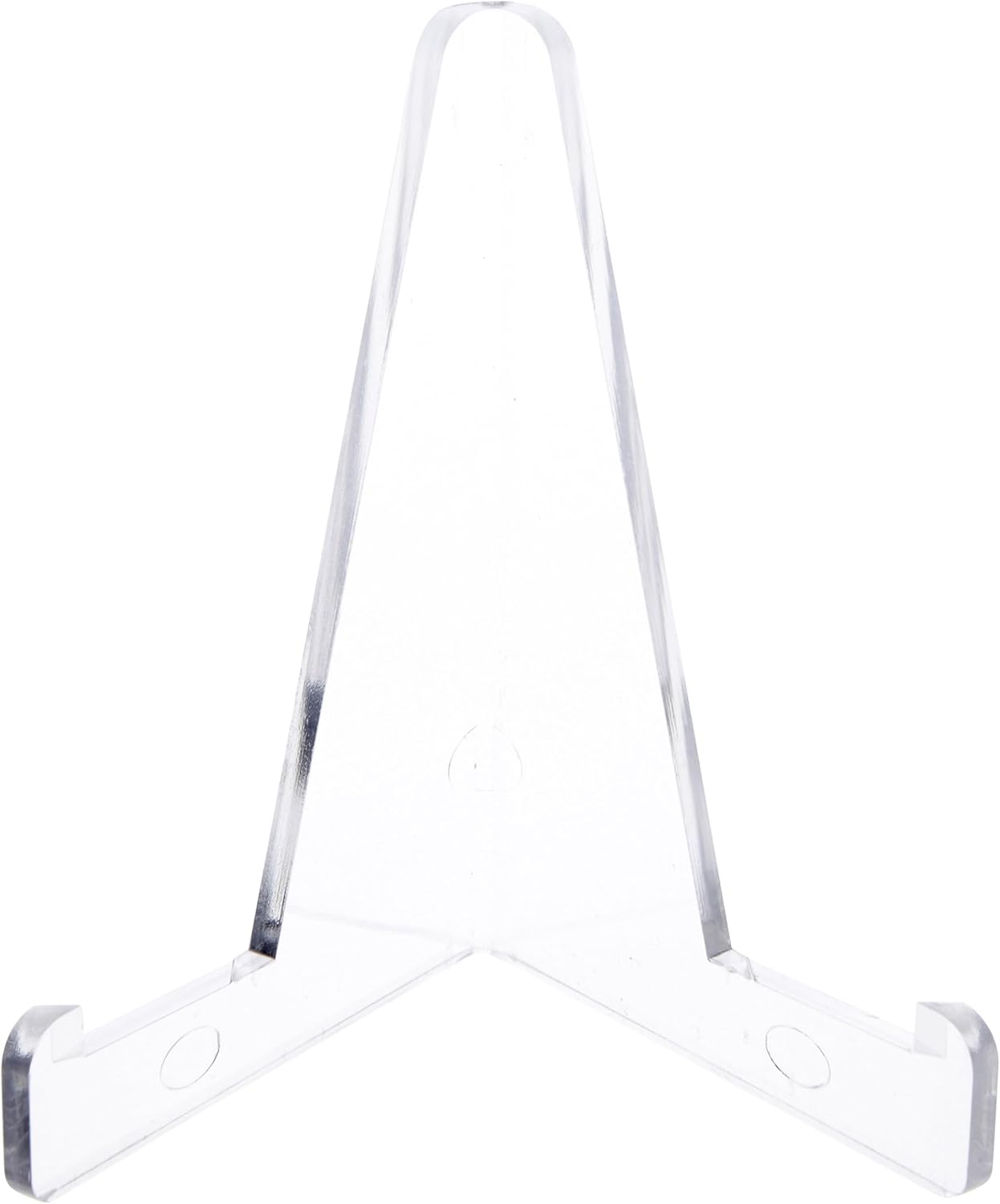 Plymor Clear Acrylic Display Easel, 2 Pack, 3.375" H x 3.125" W x 1.875" D