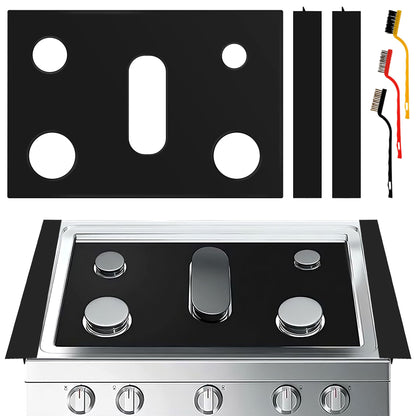 Stove Cover Gas Stove Top Burner Covers Protectors for Samsung Gas Range Stove Mat Protector Reusable,Oven Liners Mat,Non-Stick Washable Keep Stove Clean Stove Guard
