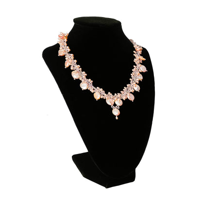 Black Velvet Jewelry Necklace Bust Display Stand - 9 Inch Organizer for Retail Store and Home Use