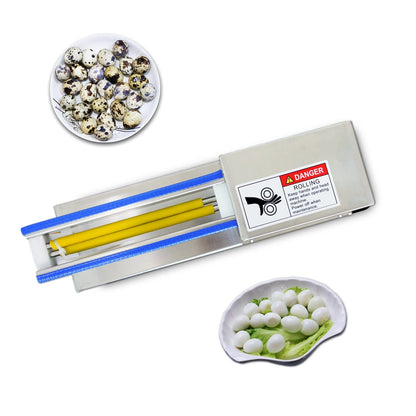 Electric Quail Egg Peeler Machine with 18W Motor,Stainless steel Commercial Quail Egg Sheller, 110V