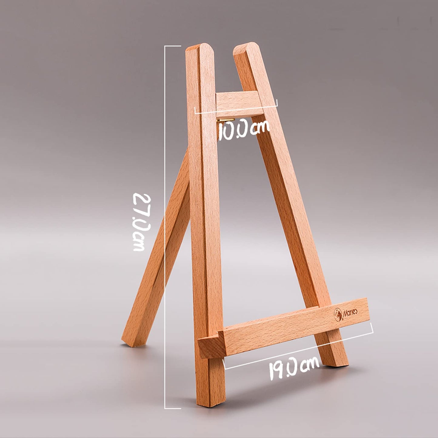 2 PCS Wooden Easel for Artists, Mini Wood A-Frame Easel Small Art Desktop Easel Stands for Displaying, Painting and Draw