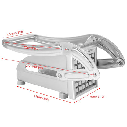 Ejoyous French Fry Cutter, Professional Stainless Steel Potato Slicer Chopper Set, French Fries Grater with 36 Hole and 64 Hole Cutter for Sweet Potato Carrot Cucumbers