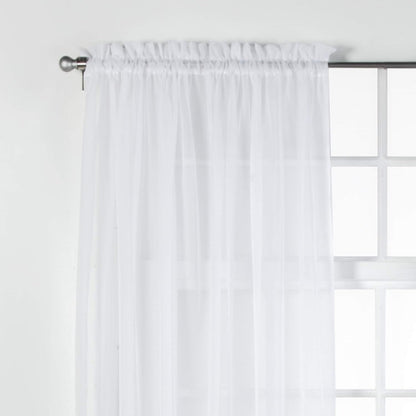 Stylemaster Elegance Sheer Voile Panel, 60" x 95", White