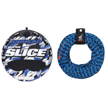 Airhead Super Slice Towable Tube for Boating + 1 Section + Kwik Connect