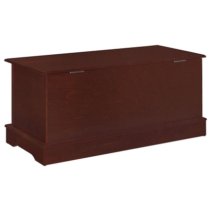 Lonergan Cedar Chest: Romantic Storage Chest for Wool Blankets/Coats (Warm Brown)