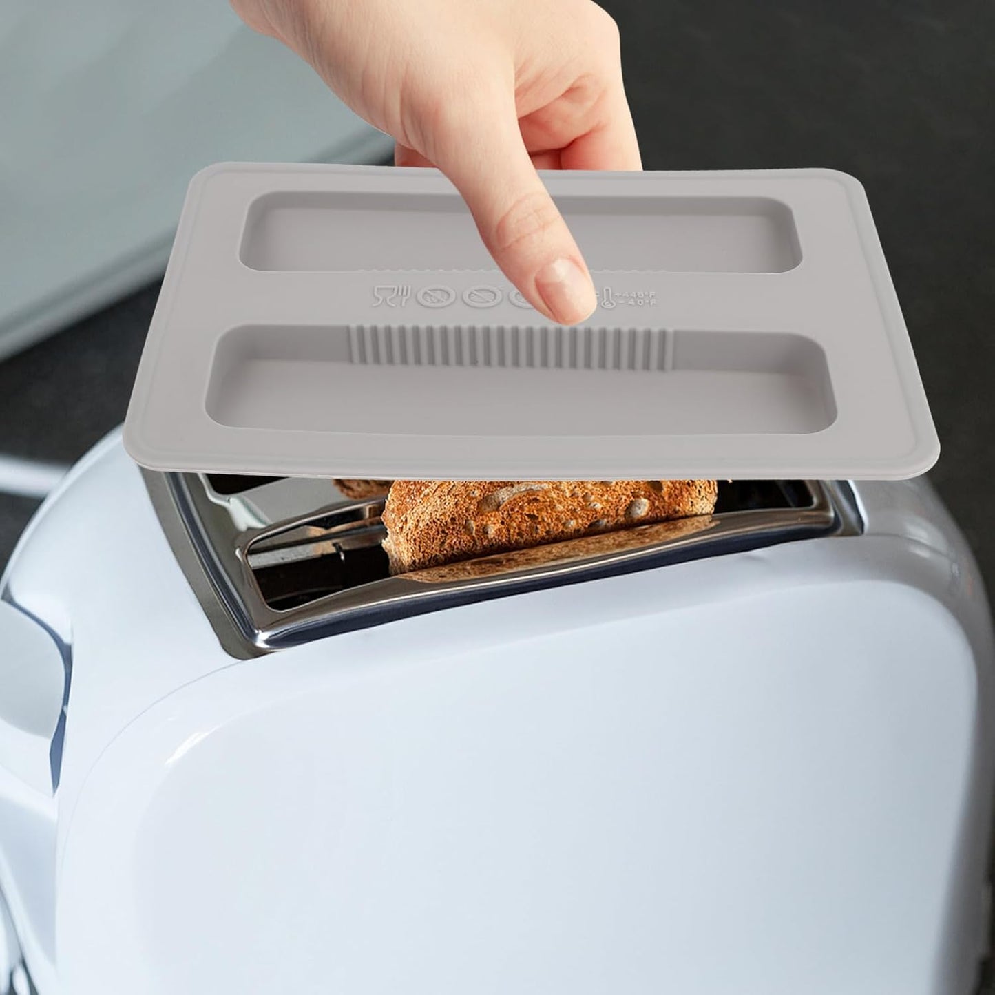 SHERCHPRY 2Pcs Portable Toaster Cover for Electric Bread Maker, Upper Cover for Bread Machine Accessories