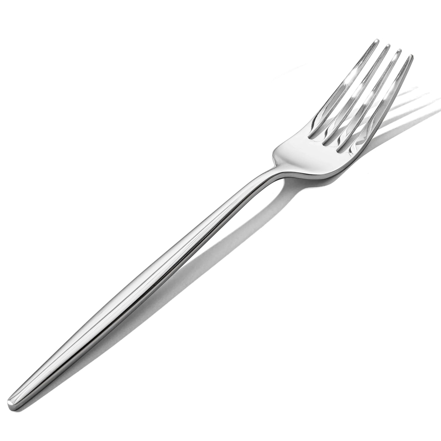 KINGSTONE 12-Piece Dinner Forks Set (8.5"), Food Grade 18/10 Stainless Steel Forks Silverware, Metal Salad Fork for Home and Kitchen, Weddings, Party, Restaurant, Mirror Polished & Dishwasher Safe