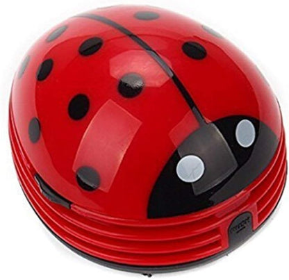 Aimeio Portable Beetle Ladybug Mini Handheld Cordless Crumb Sweeper, Battery Operated
