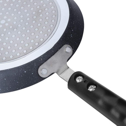 Frying Pan, Non Stick Aluminum Omelette Pan with Riveted Handle for Gas and Electric Cookers