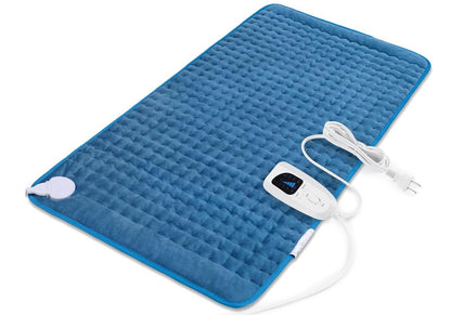 Heating Pad,Electric Heating Pads for Back,Neck,Abdomen,Moist Heating Pad for Shoulder,Knee,Arms,Legs,Dry/Moist Heat & Auto Shut Off,Birthday Gifts for Men and Women(Light Gray, 24''×12'')