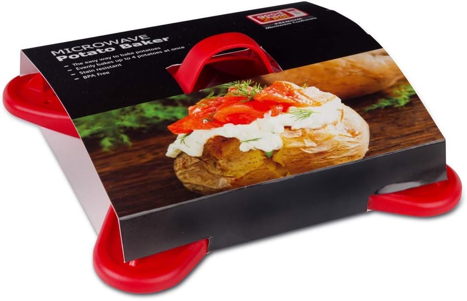 Microwave Potato Baker in Red