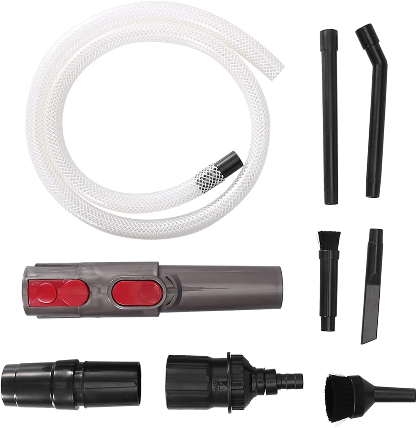 9Pcs Mini Micro Vacuum Cleaners Tool Kit, Flexible Crevice Adapter for DC35/45/58/59/62 V6 Cars, Sewing Machines,