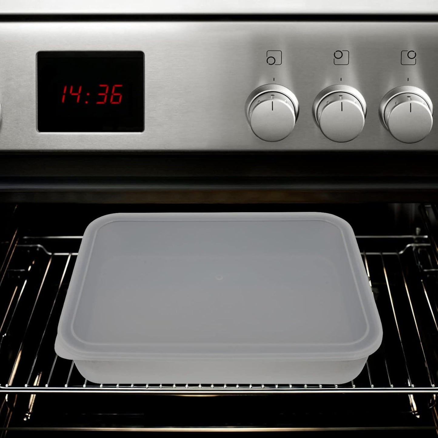 Stainless Steel Bakeware Kitchen Pan Set, Cake Pan Serving Plate, Food Container Bake Pan for Kitchen Supplies