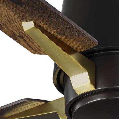 Progress Lighting Lindale Collection 52" Four-Blade Architectural Bronze Ceiling Fan