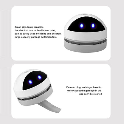 Desktop Vacuum Cleaner, Mini Handheld Portable Detachable Vacuum for Cleaning Eraser Crumbs and Dust