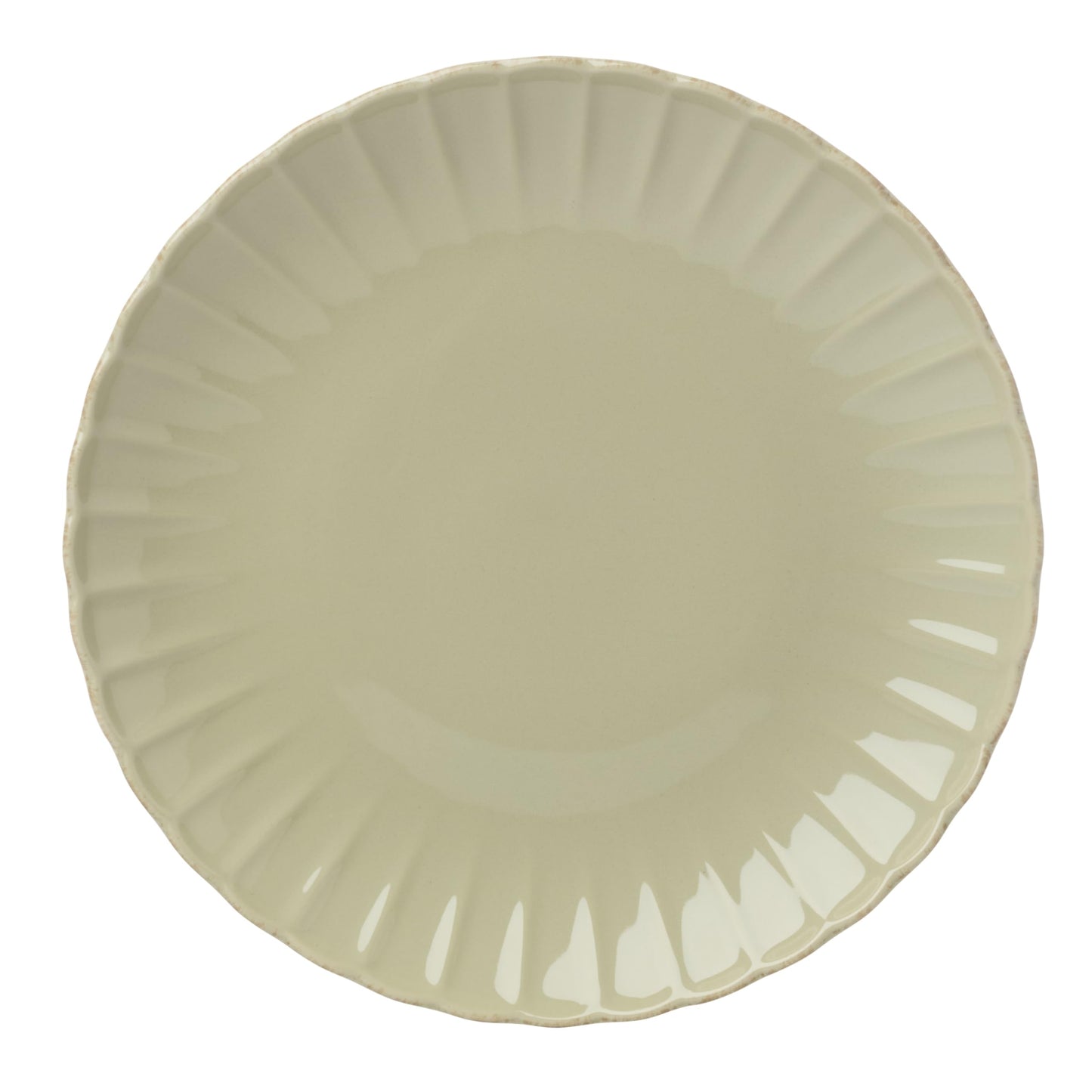 Lenox Stoneware Dinnerware Sets For 6, French Perle Scallop Matcha 18-Piece Dinnerware Set, Service For 6, Dishwasher Safe Ceramic Plates, Stoneware Dinner Plates and Bowls Sets (Green, 18 Piece)