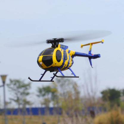 RC ERA C184 MD500 100 Size RC Helicopter 4CH, 6-Axis Gyroscope RTF With Optical Sensor & Upgraded Transmitter - Remote Control Electric Helicopter Outdoor For Adults & Beginners