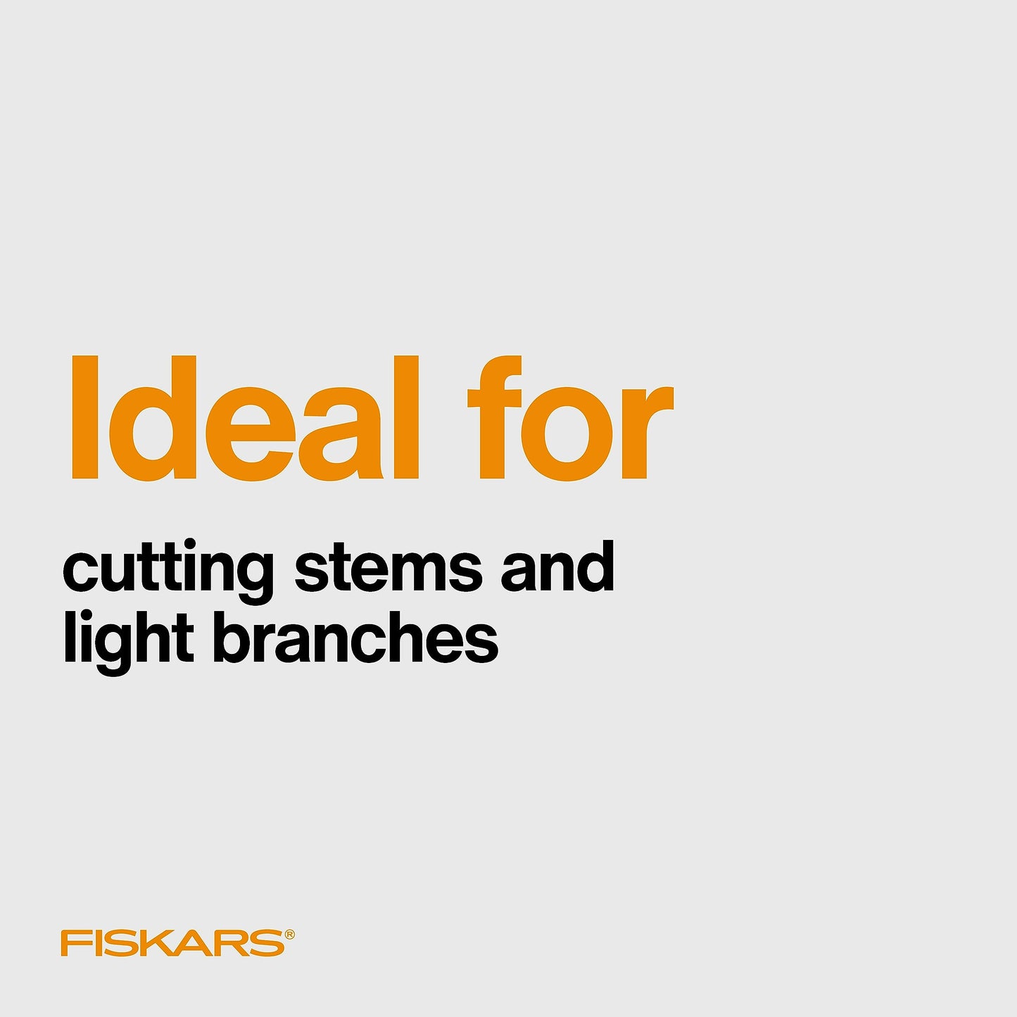 Fiskars Bypass Pruning Shears, Branch Cutter with 5/8" Cut Capacity, Garden Shears with Sharp Steel Blade, Rust Resistant, Ergonomic Pruners with Comfort Handle and Safety Lock, Gardening Hand Tools