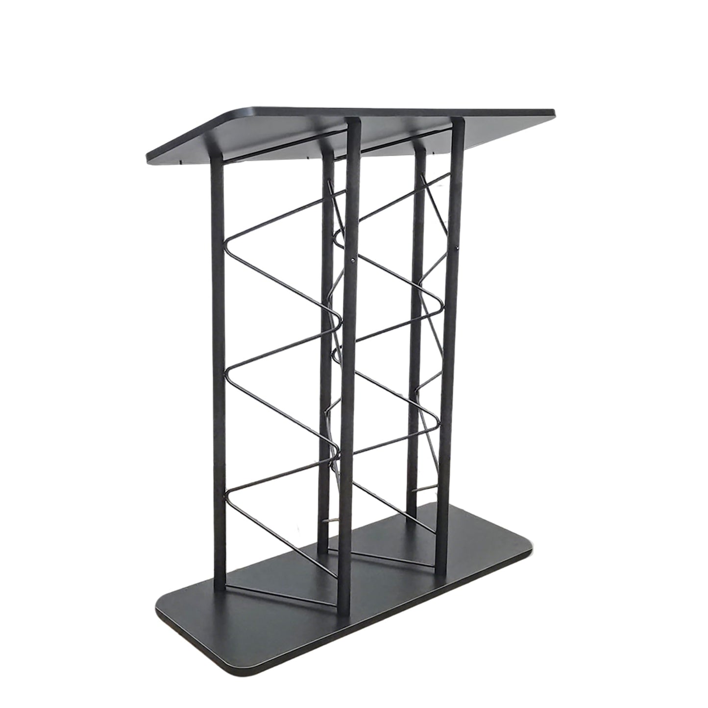 FixtureDisplays® Metal Truss Podium Double Width Modern Design 13137NEW-NPF