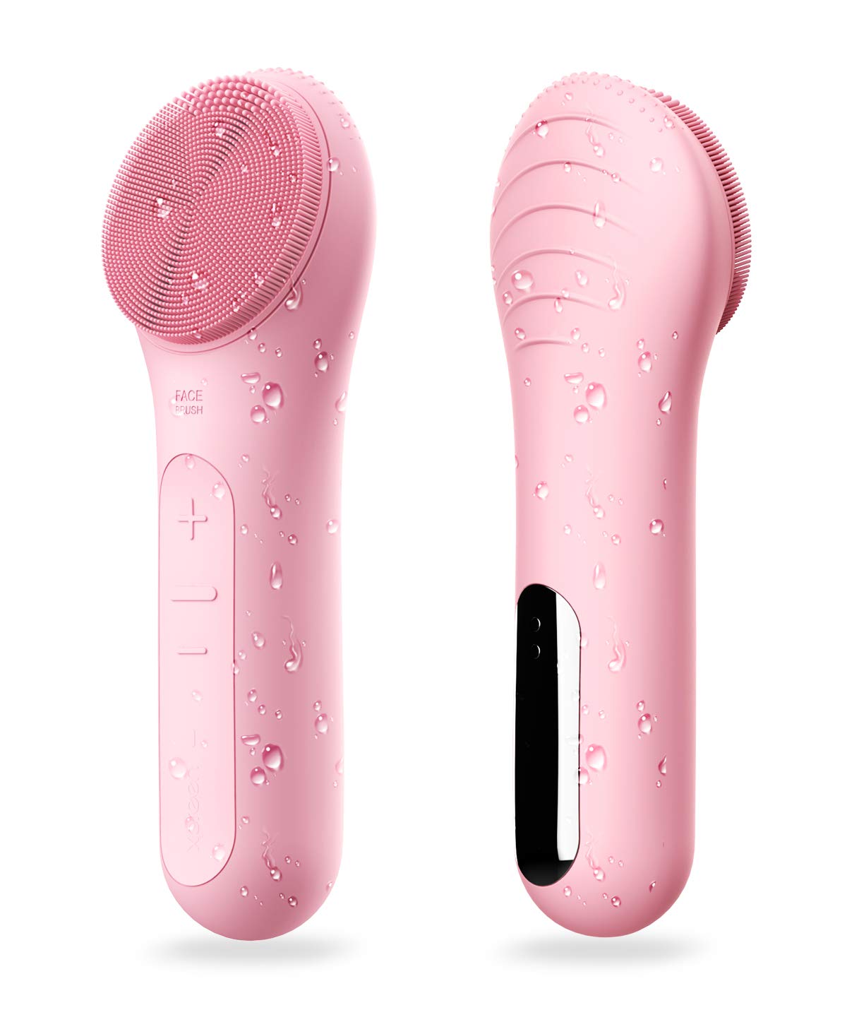 NågraCoola Electric Facial Cleansing Brush - Waterproof and Rechargeable, Exfoliates, Cleanses and Massages Skin - Light Blue