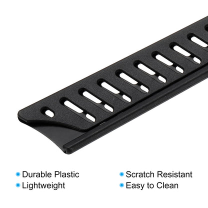 PATIKIL PP Safety Knife Cover Sleeves for 10" Bread Knife, 5 Pack Knives Edge Guard Blade Protector Universal Knife Sheath for Kitchen, Black