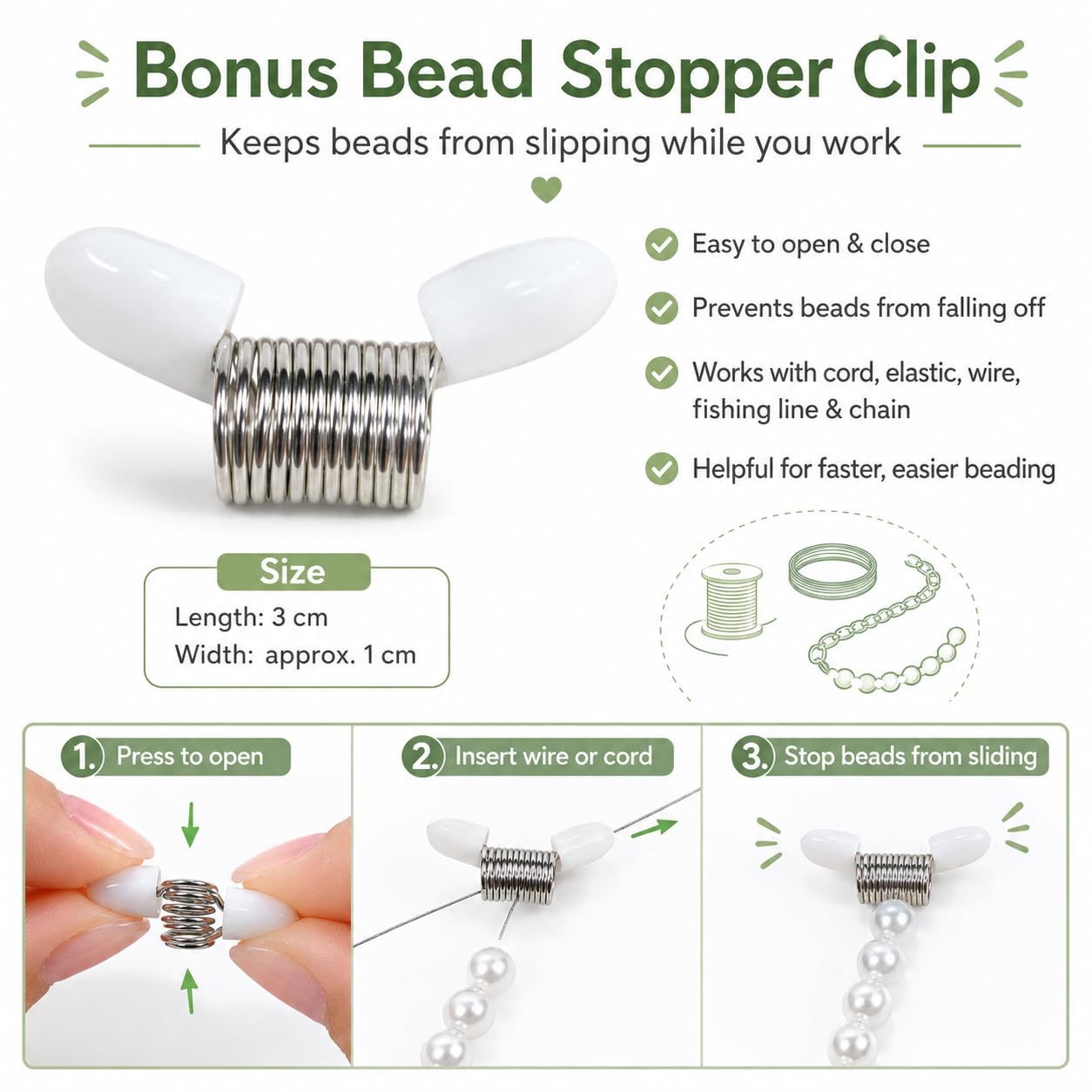 5422PCS Forever Plant Bead Kit, Green Glass Beads for Beaded Plants & Succulent DIY Crafts, Sun Catcher Home Decor Kit with Leaf Flower Beads, Moss, Floral Wire,Bead Stop Clamp (no pot & foam block)