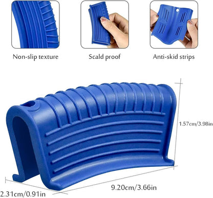 Silicone Assist Handle Holder, Non-Slip Heat Resistant Cover for Cast Iron Skillets and Frying Pans