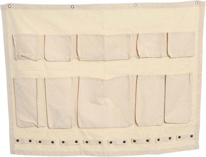 Household Essentials Short Canvas Craft and Garden Wall Organizer